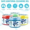 DNA MOTORING 4 Pack Car Cleaning Gels Auto Detailing Tools Cleaning Putty Car Interior Cleaner Car Jelly Cleaner Keyboard Cleaner Car Cleaning Supplies Car Gifts for Men Women TOOLS00150