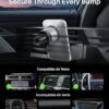 Belkin MagSafe Vent Mount Pro MagSafe iPhone Mount For Car Silver