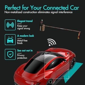 20 Nano Ceramic Car Window Tint for New Energy 85 IR Heat Sun Blocking 99.9 UV Protection Signal Friendly One Way Privacy Window Film HD Anti Glare Durable Adhesive Film Easy Install 20in x 10ft