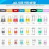 Nilight 50019R 272pcs Standard Mini Low Profile Mini Blade Fuse Assortment 2A 5A 10A 15A 20A 25A 30A 35A Replacement Fuses for Car Boat Truck SUV Automotive