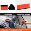 ValueMax Window Tint Kit 10PCS Car Vinyl Wrap Tools Protective Film Installation Set Including Rubber Vinyl Squeegees Felt Squeegees Safety Cutter Knife Utility Knife with Blades