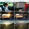 XCBYT Static Cling Car Window Shades 6PCS Sun Blocker for Car Windows Baby Reusable Side Window Sun Shade for Drivers Removable Window Tint for Cars Trucks RVs