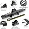 71qt025qrOL._AC_SY355_.jpg IMAYCC Car Jack Kit Scissor Jack for Car 2 Ton (4409 lbs) Tire Jack Repair KitSpare Tire Changing Kit with Lug WrenchEmergency Kit for VehicleAutoSUVMPV