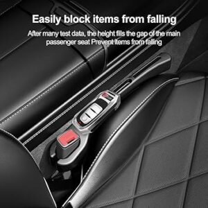 71tmio8MzyL._AC_SY355_.jpg 2PCS Car Seat Gap Filler Organizer with Phone HolderUpgrade Version Car Seat Gap Organizer for Prevent FallingEssential Car Accessories Car Side Seat Gap Filler (Black)