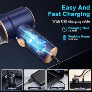 KMM Handheld Car Vacuum Cleaner 9000Pa Vacuum Cleaner and Air Duster 120W High Power Hand Held Vacuum with LED Light and MultiNozzles for Car Home Office Pet