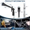 Car Cleaning Gun Detailing Interior Dryer Air Blow Gun High Pressure Blower Gun Car Detailing Kit Interior Cleaner Car Detailing Tools for Car Quickly Blasts Dirt and Dust Works with Air