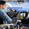 Wireless CarPlay Adapter for Apple iPhone Used to Convert Wired Connections Into Wireless Connections Car Play Adapter 2in1 Compatible with iOS 12+and Android 12+ Plug and Play No Latency