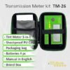 Digital Car Window Tint m TM26 Side Window Tint Sun Control Film VLUVIR Transmittance Detection Tester m Gauge (with PU Case)