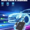 Wireless CarPlay Adapter for Apple iPhone Used to Convert Wired Connections Into Wireless Connections Car Play Adapter 2in1 Compatible with iOS 12+and Android 12+ Plug and Play No Latency