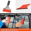 ValueMax Window Tint Kit 10PCS Car Vinyl Wrap Tools Protective Film Installation Set Including Rubber Vinyl Squeegees Felt Squeegees Safety Cutter Knife Utility Knife with Blades