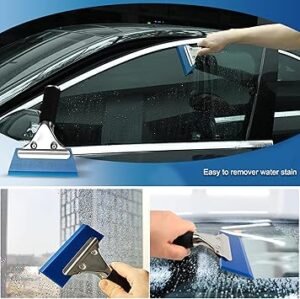 EHDIS Vinyl Wrap Tool Window Tint Kit 7 Pieces Vehicle Tinting Tools Car Glass Protective Film Wrapping Installation Set Included Vinyl Scraper Window Rubber SqueegeeCutting Knife with Blades