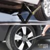 Car Jack Kit | Scissor Jack for Car 2 Ton (4400 lbs) Tire Jack Tool Kit | Portable Ideal for SUV and Auto Universal Kit with Lug Wrench | Heavy Duty Material